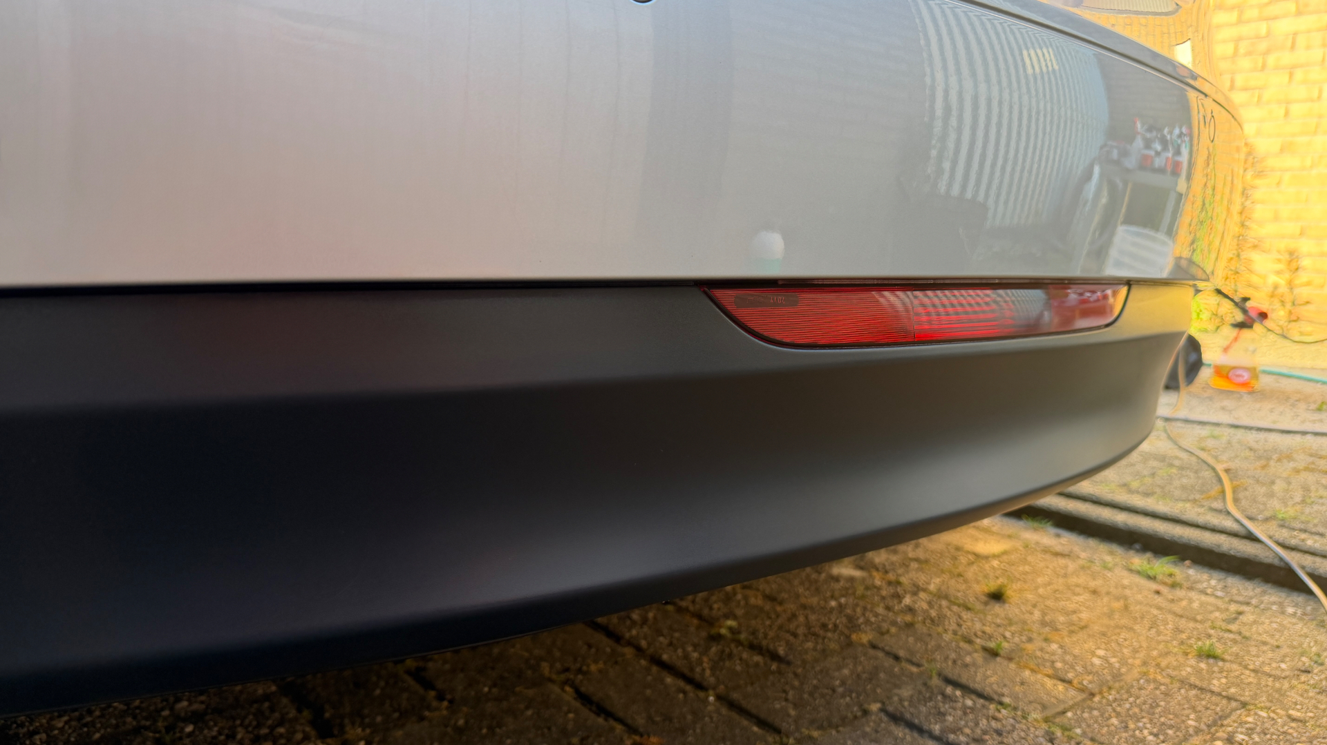 Rear bumper — after
