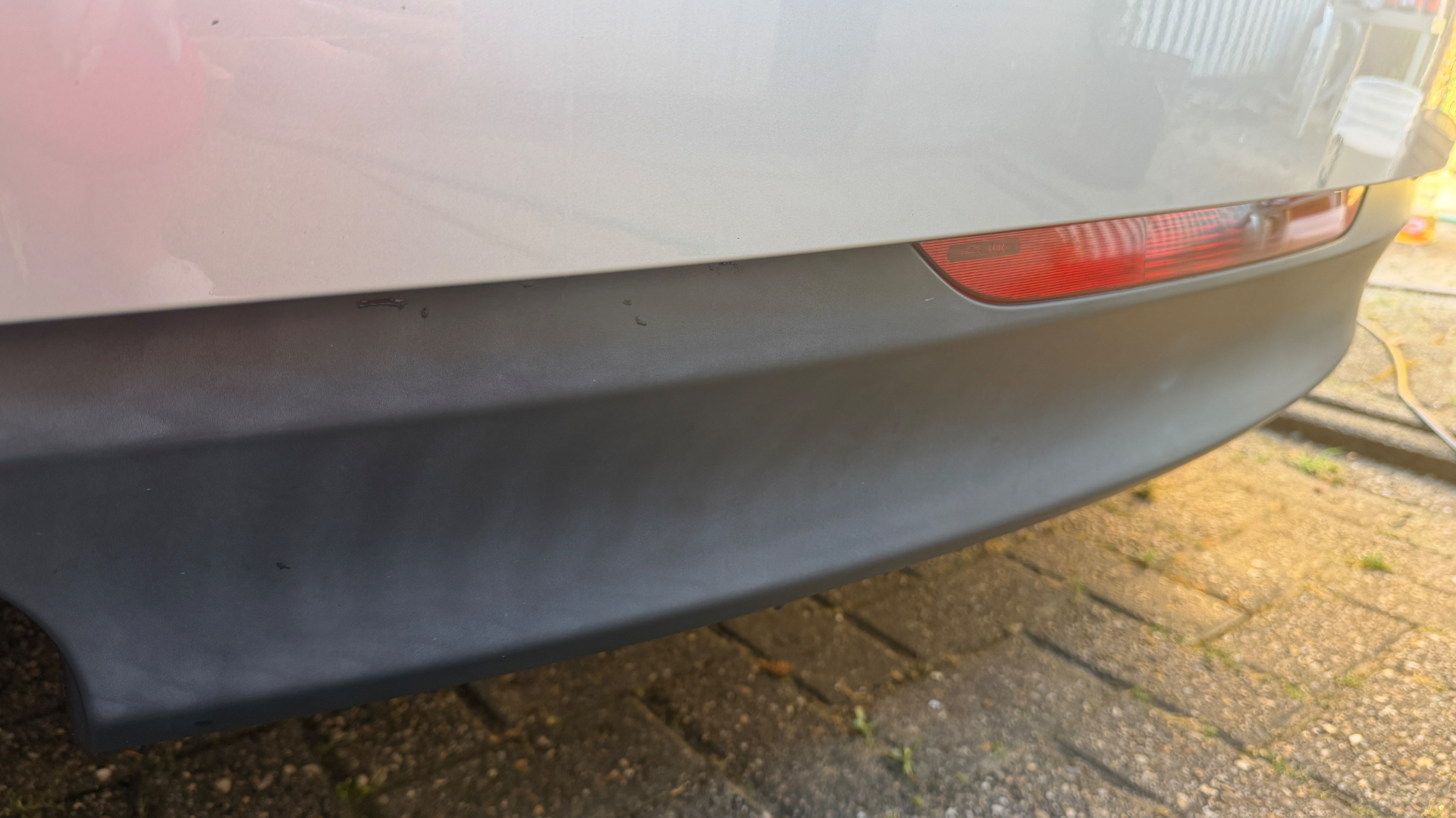 Rear bumper — before